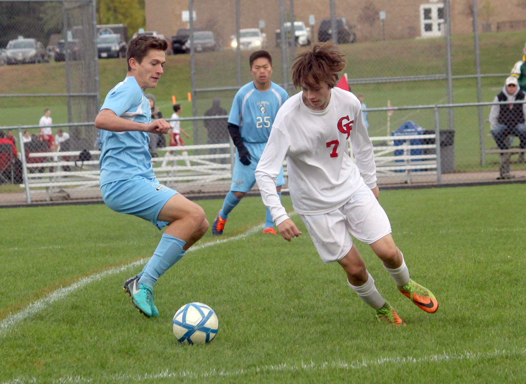 Chi-Hi boys soccer at Eau Claire North boys soccer 10-4-18